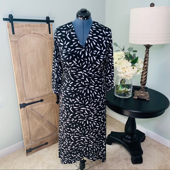 black midi dress size 22